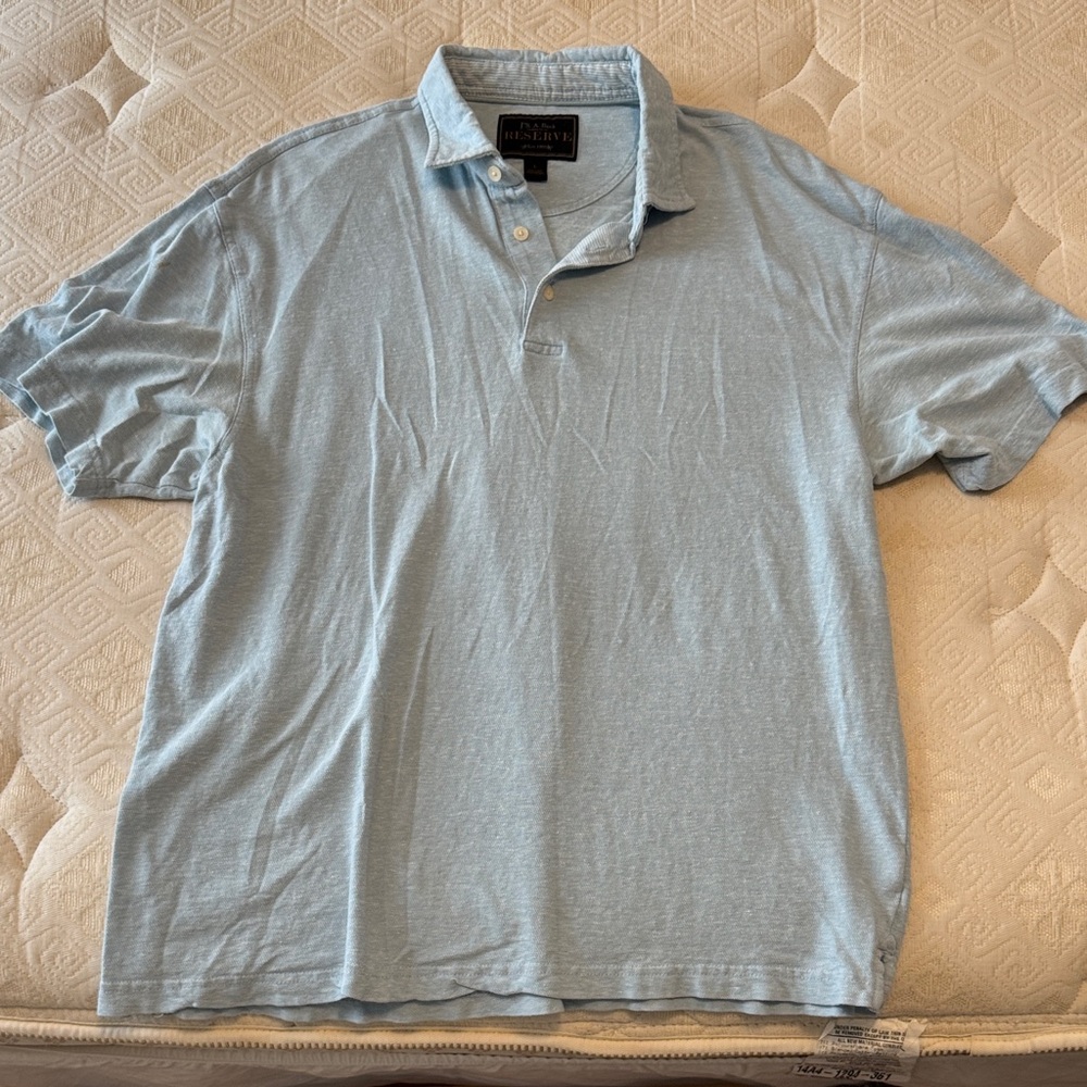 Jos. A. Bank Men's Light Blue Polo Shirt